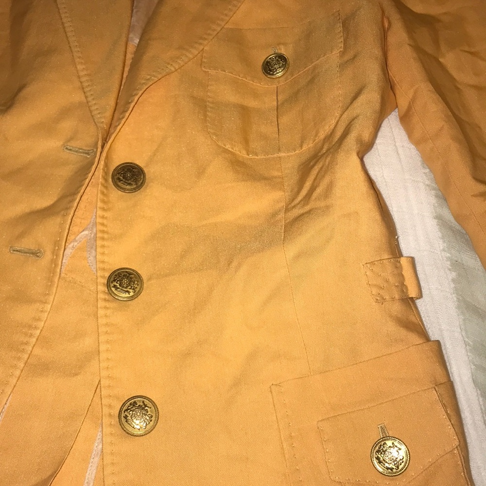 Brioni jacket - color mustard golden button. - Picture 3 of 8